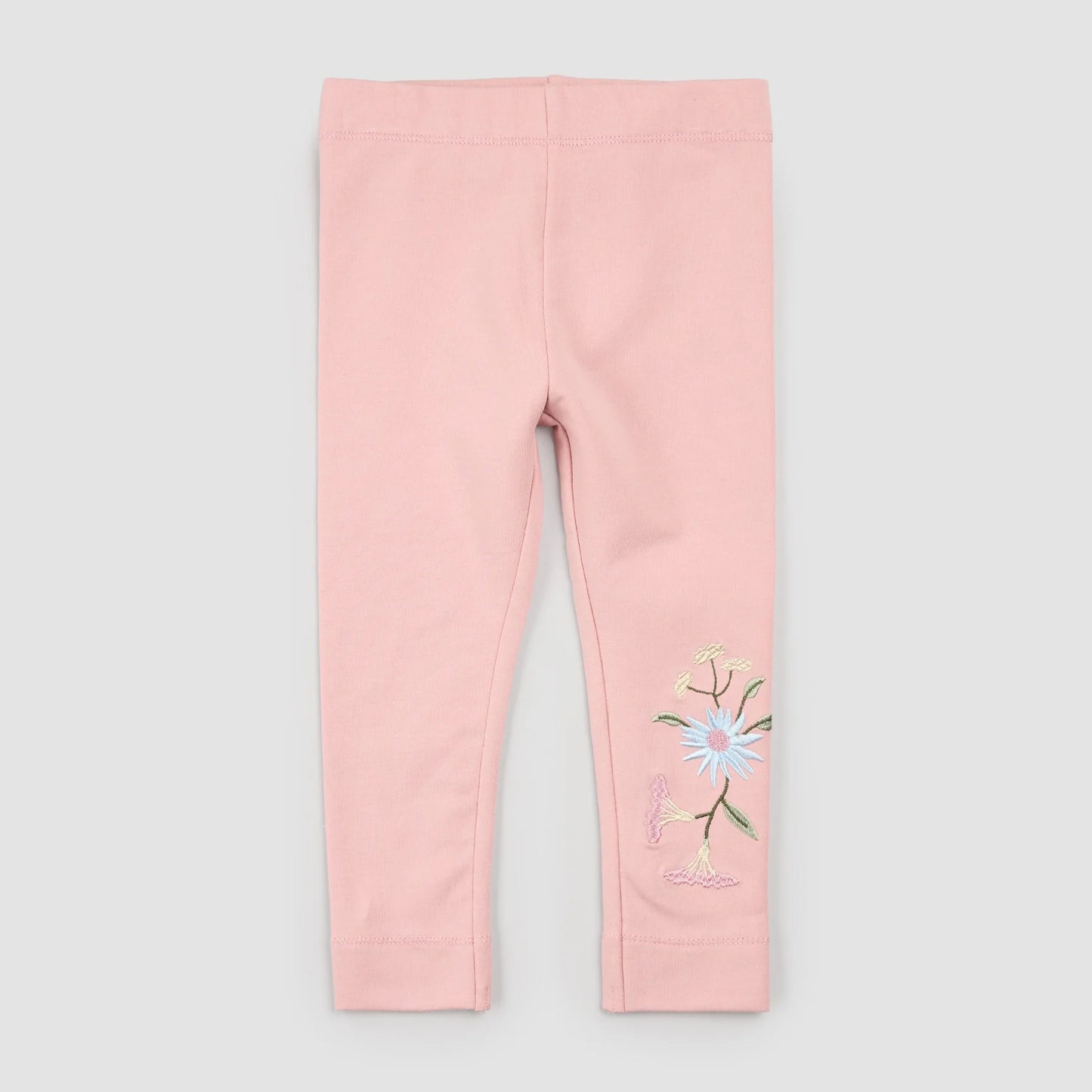 Leggings | Floral Detail on Miles Pink | Miles the Label
