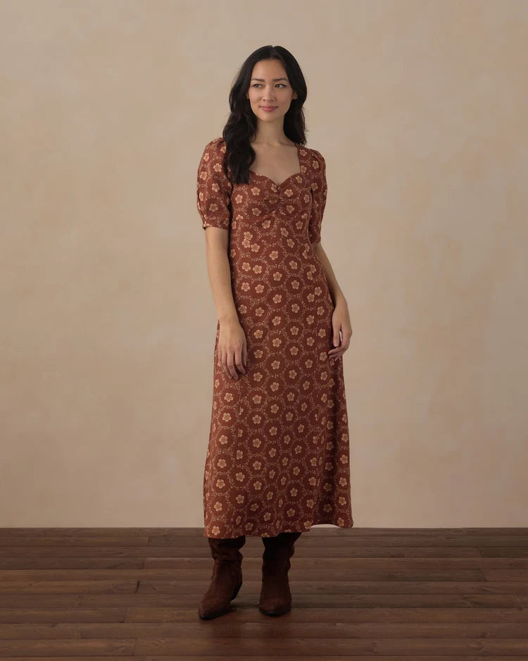 Women's Violet Dress | Brick Daisies | Rylee & Cru