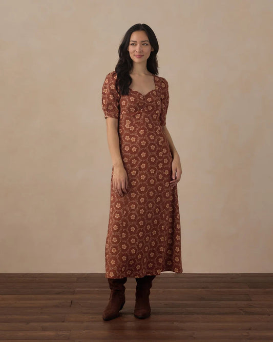 Women's Violet Dress | Brick Daisies | Rylee & Cru