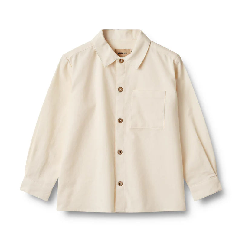 Oscar Shirt | Eggshell | Wheat Kids