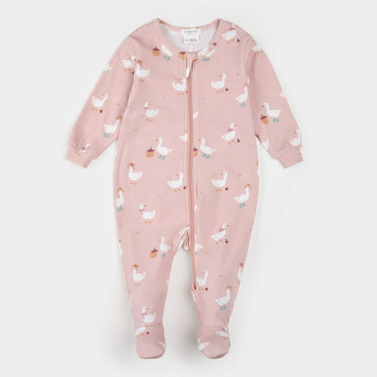 LunaKnit Sleeper | Pink Duck | Petit Lem