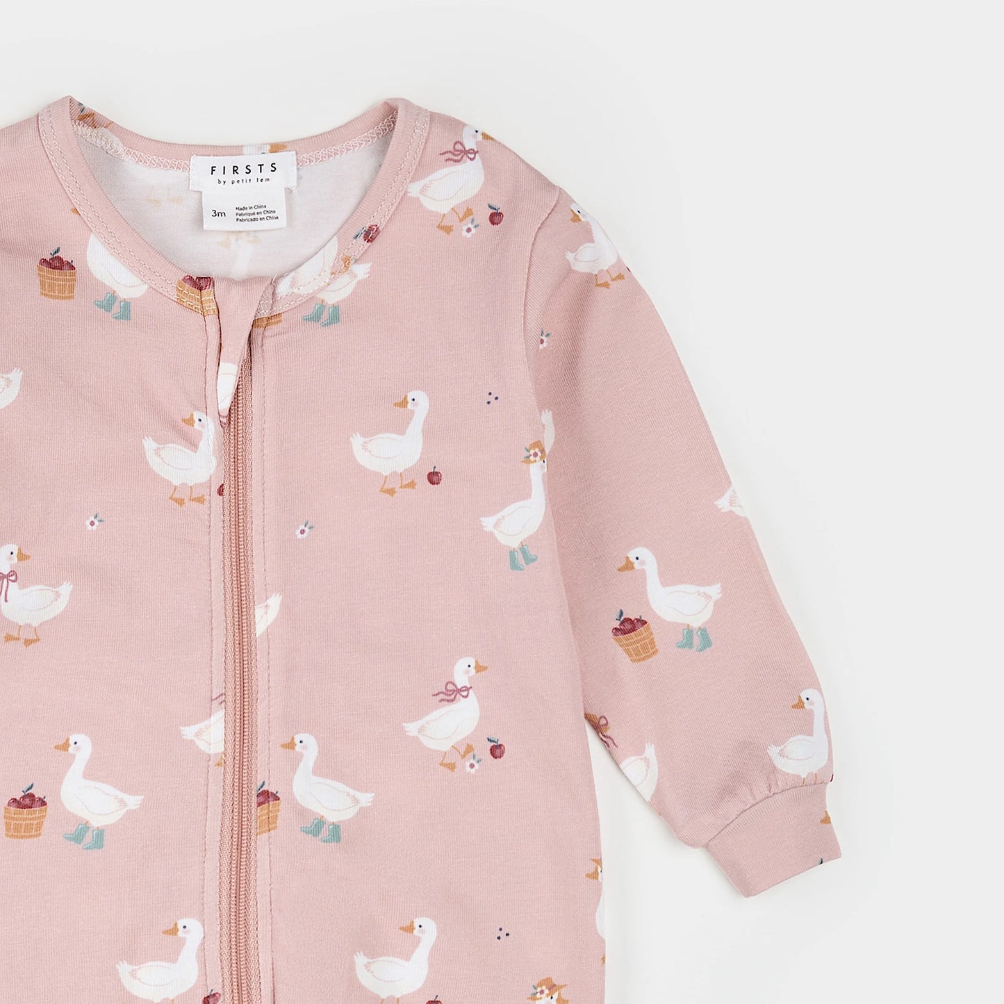 LunaKnit Sleeper | Pink Duck | Petit Lem