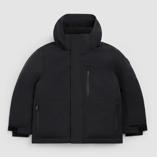 Hooded Parka | Black | Miles the Label