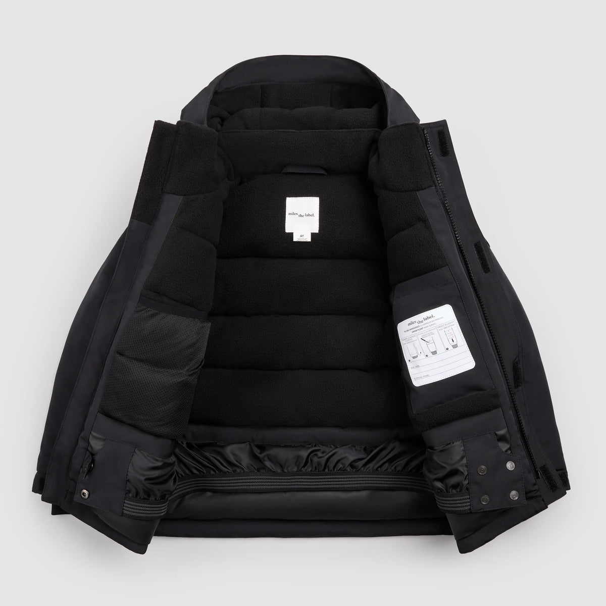 Hooded Parka | Black | Miles the Label