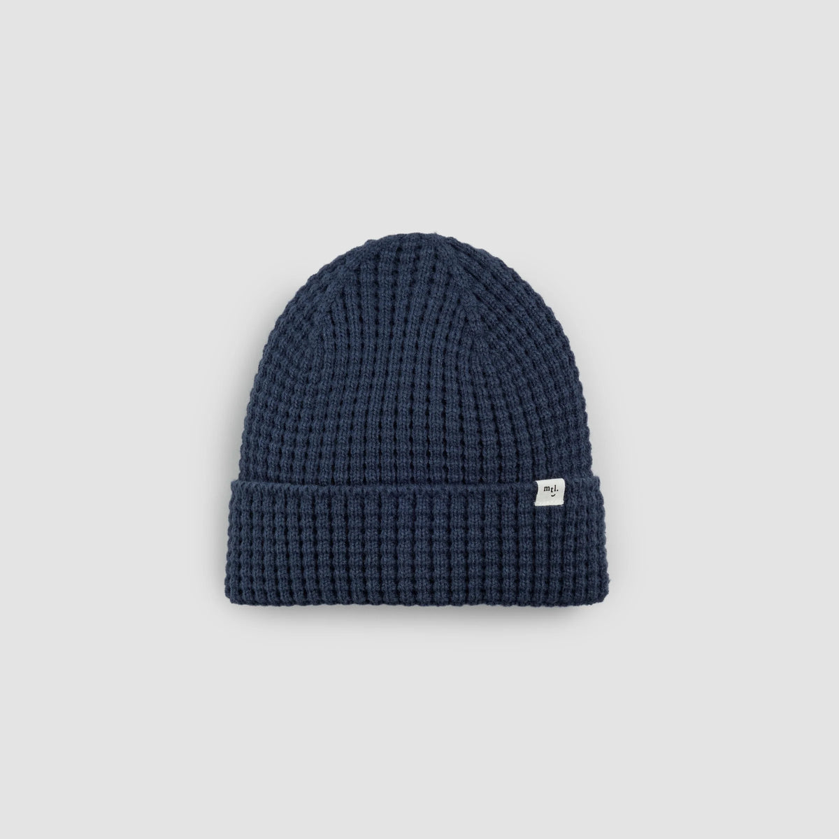 Ribbed Waffle Beanie | Navy | Miles the Label