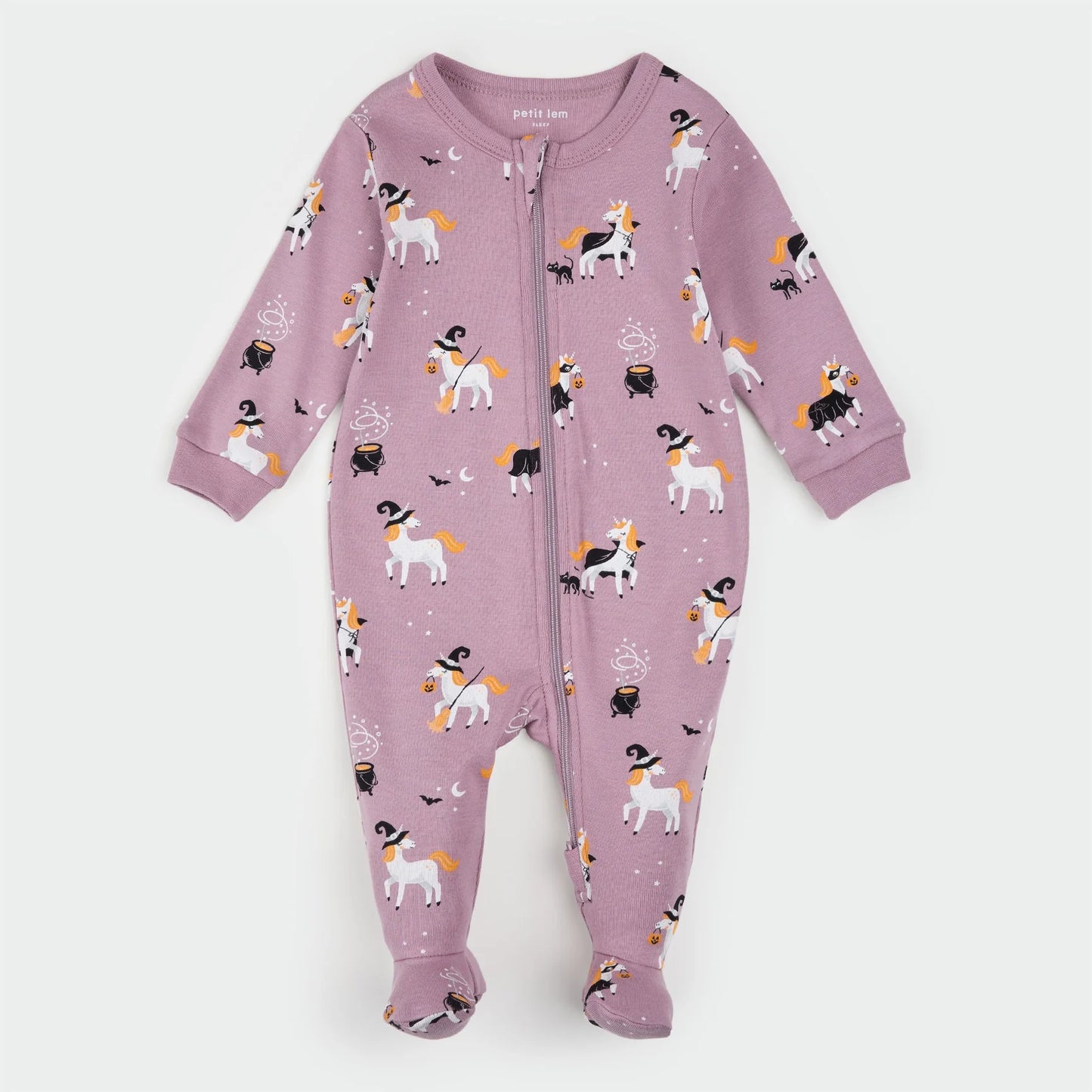 Sleeper Halloween Bewitched Unicorns | Petit Lem
