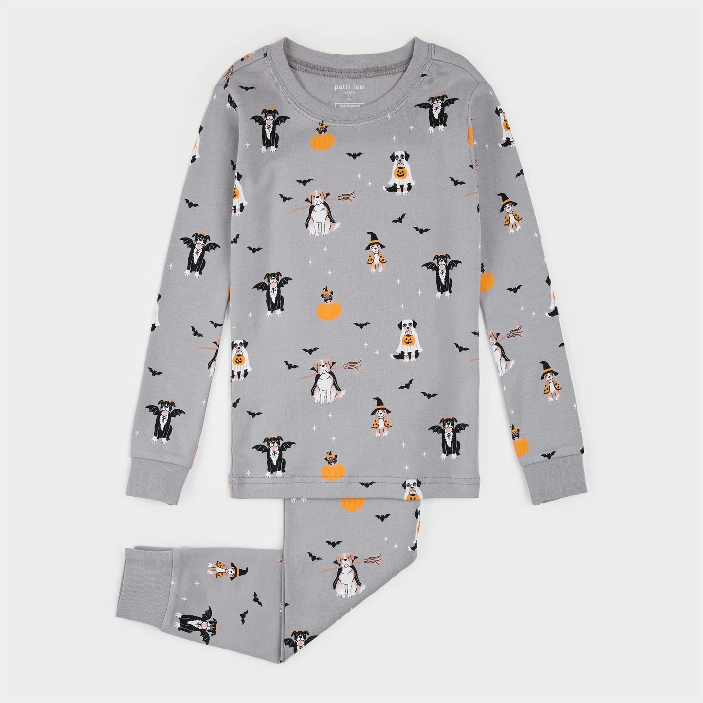 PJ Set | Halloween Dogs | Petit Lem