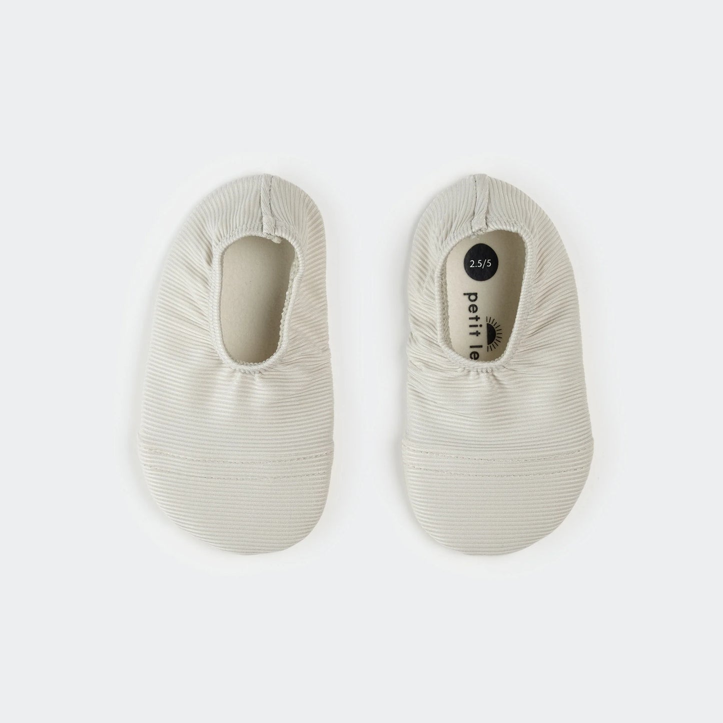 Swim Slippers | Light Grey | Petit Lem
