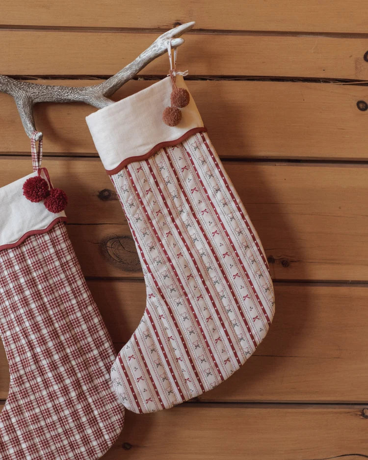 Noel Stocking | Candy Cane Lane | Rylee & Cru
