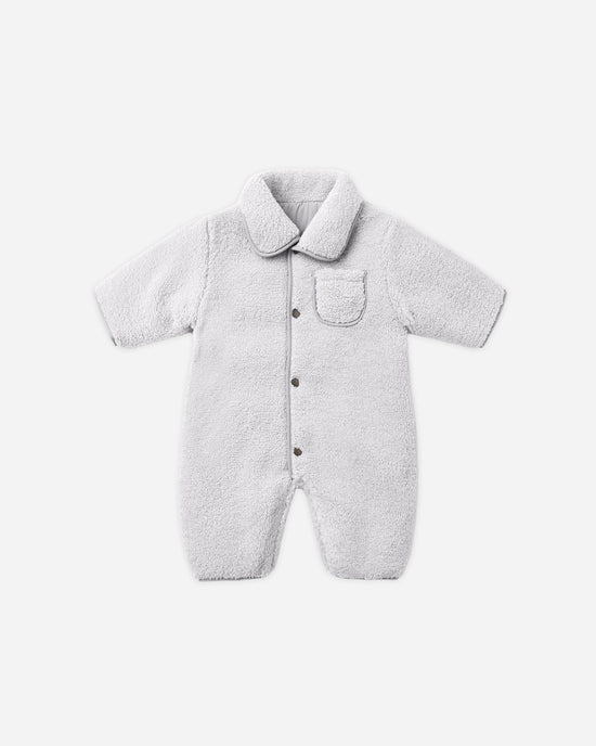 Shearling Jumpsuit | Fog | Quincy Mae