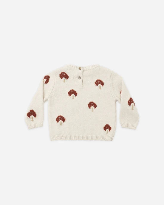 Rex Sweater | Mushroom | Quincy Mae