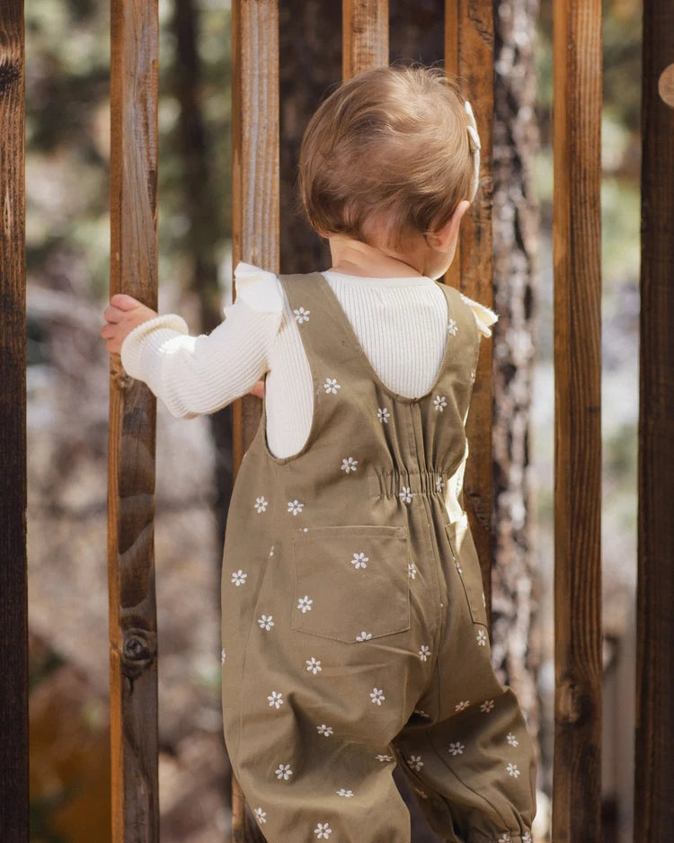 Vintage Overall | Embroidered Daisies | Rylee & Cru