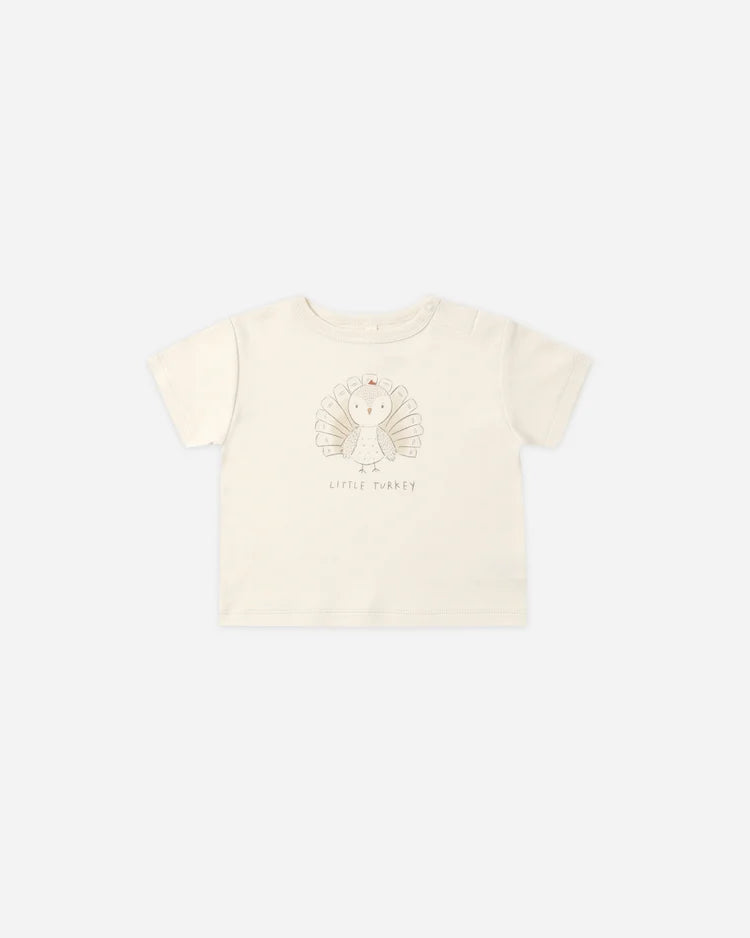 Boxy Tee | Little Turkey | Quincy Mae