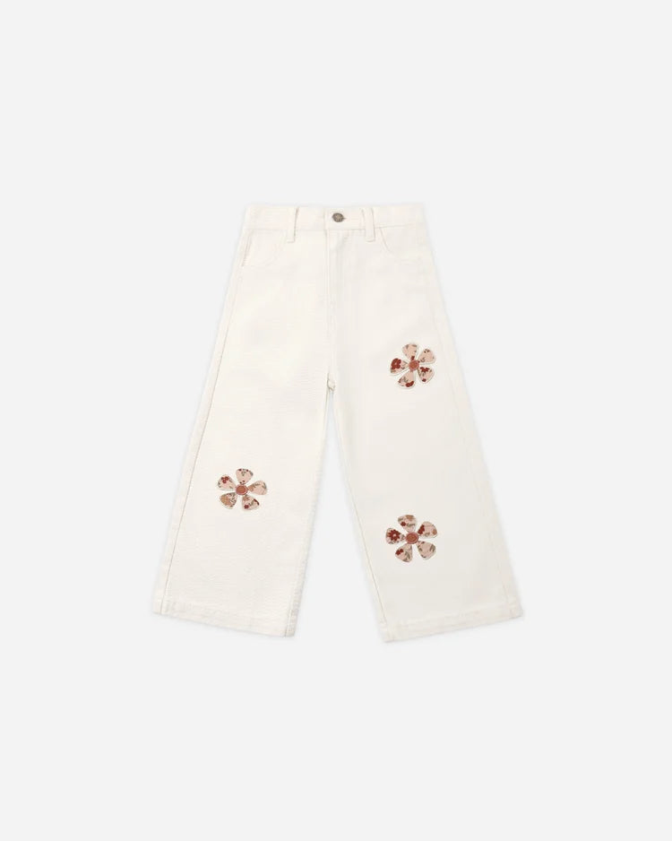 Straight Leg Pant | Daisy Patches | Rylee & Cru