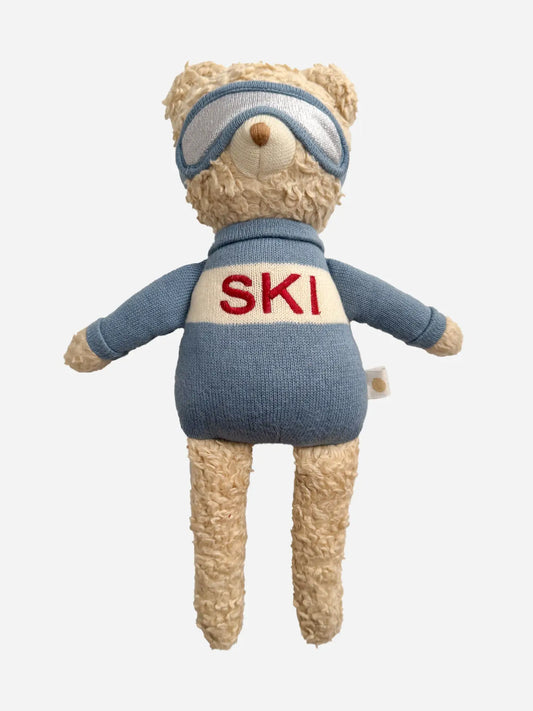 Benjamin Bear Ski Plushie | The Blueberry Hill