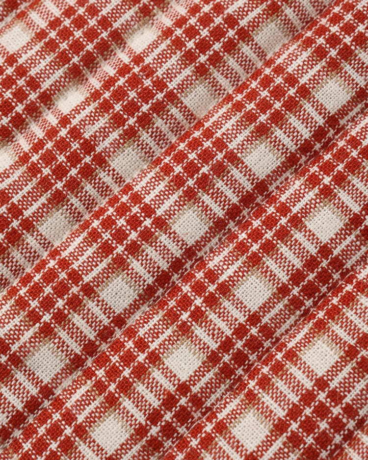 Noel Stocking | Ruby Plaid | Rylee & Cru
