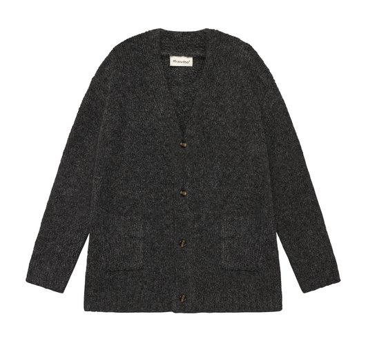 Knit Cardigan | Iron | Minymo