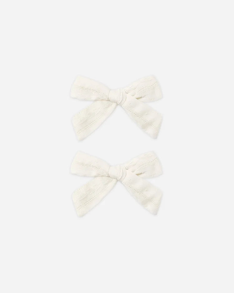 Bows Set of 2 | Ivory | Rylee & Cru