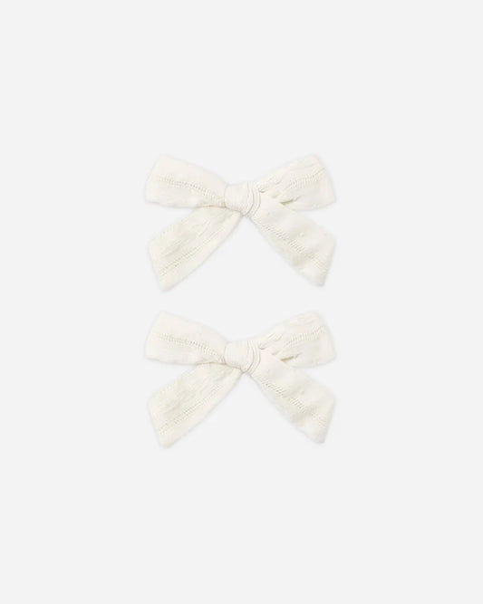 Bows Set of 2 | Ivory | Rylee & Cru