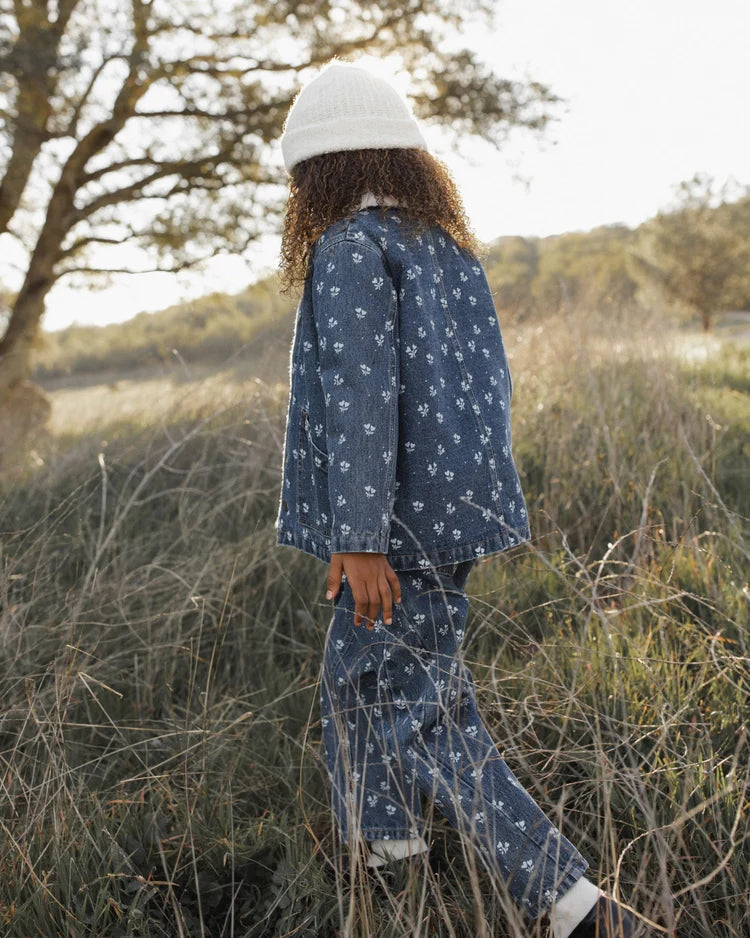 Long Chore Coat | Heart Ditsy | Rylee & Cru