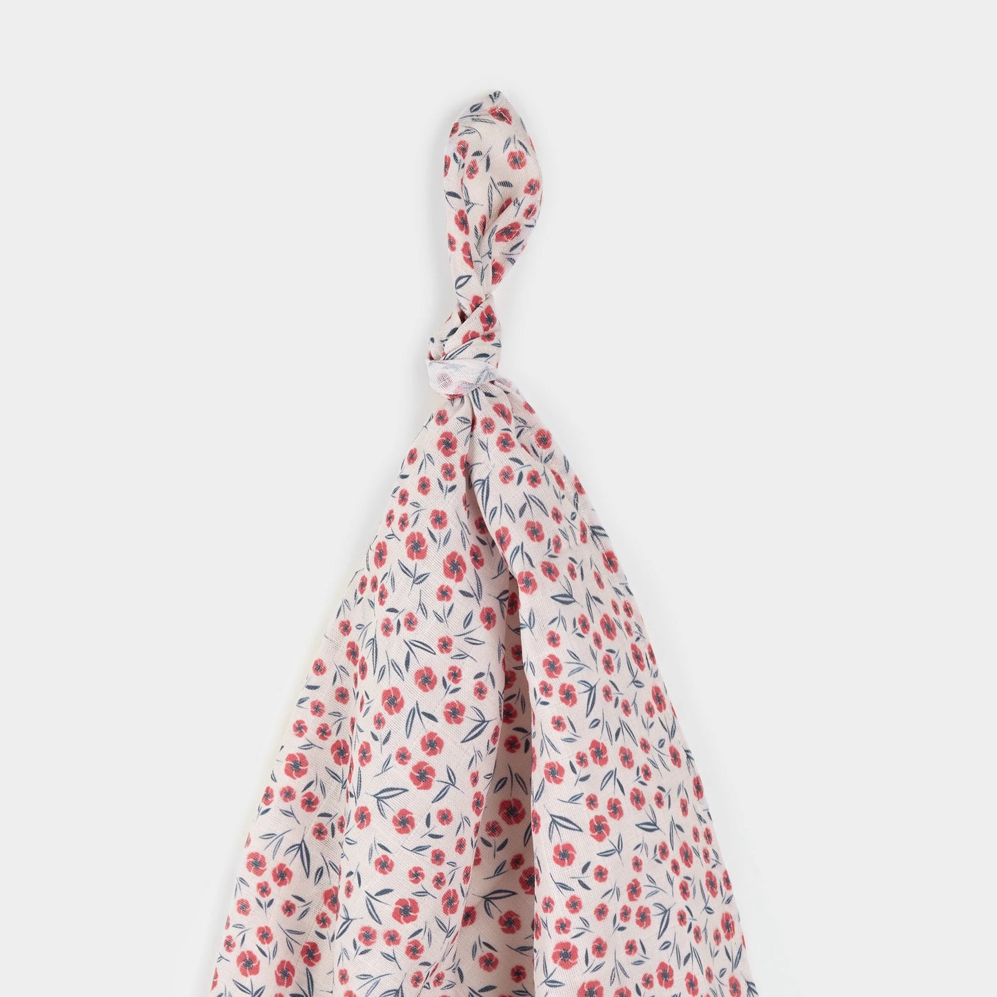 Poppy Print Muslin Swaddle | Petit Lem