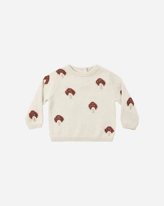 Rex Sweater | Mushroom | Quincy Mae