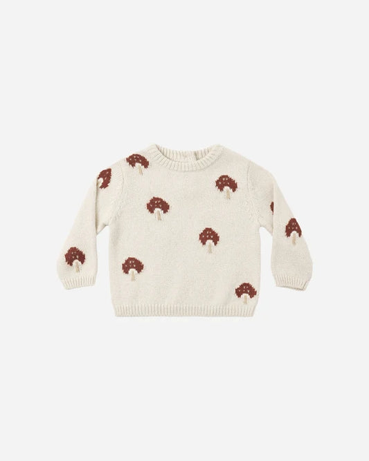 Rex Sweater | Mushroom | Quincy Mae