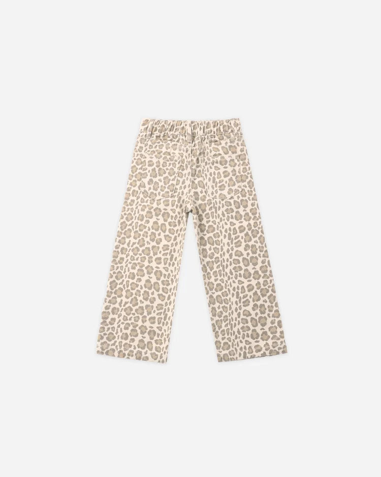 Straight Leg Pant | Leopard | Rylee & Cru