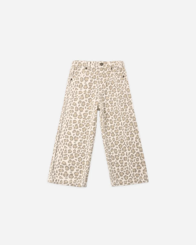 Straight Leg Pant | Leopard | Rylee & Cru