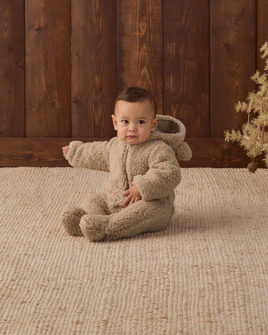 Bear Jumpsuit | Latte | Quincy Mae
