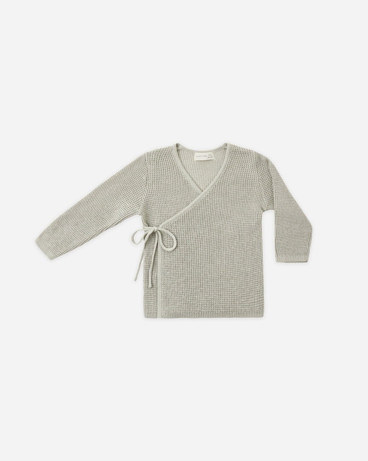 Footed Knit Pant + Wrap Top Set | Laurel | Quincy Mae
