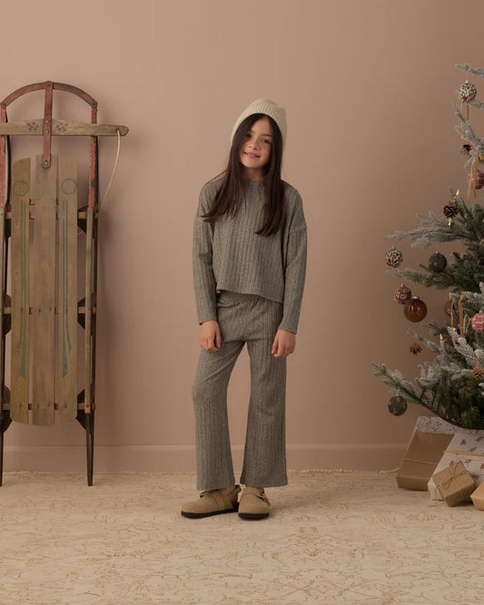 Cozy Rib Knit Set | Evergreen | Rylee & Cru