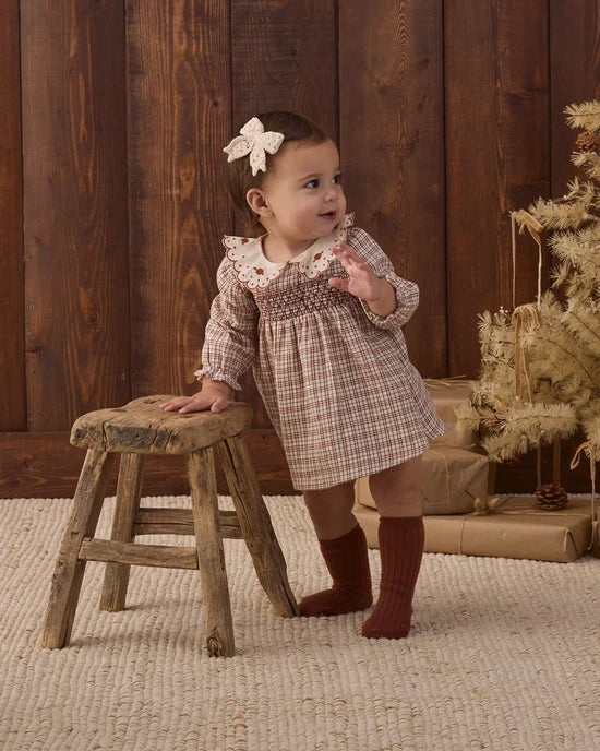 Callie Dress | Christmas Plaid | Quincy Mae