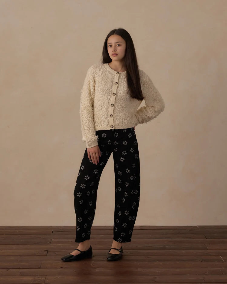 Teen Barrel Pant | Black Daisy | Rylee & Cru