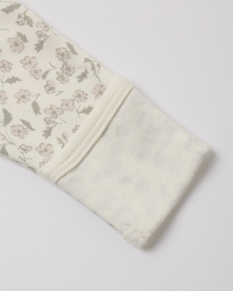Side Snap Bodysuit & Pant Set | Floret | Quincy Mae