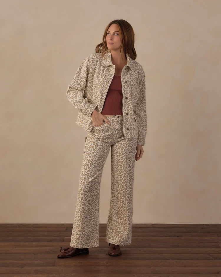 Women's Claire Jacket | Leopard | Rylee & Cru