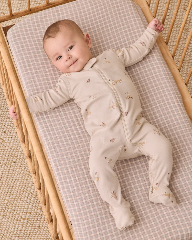 Zip Long Sleeve Sleeper Footie | Fox Land | Quincy Mae