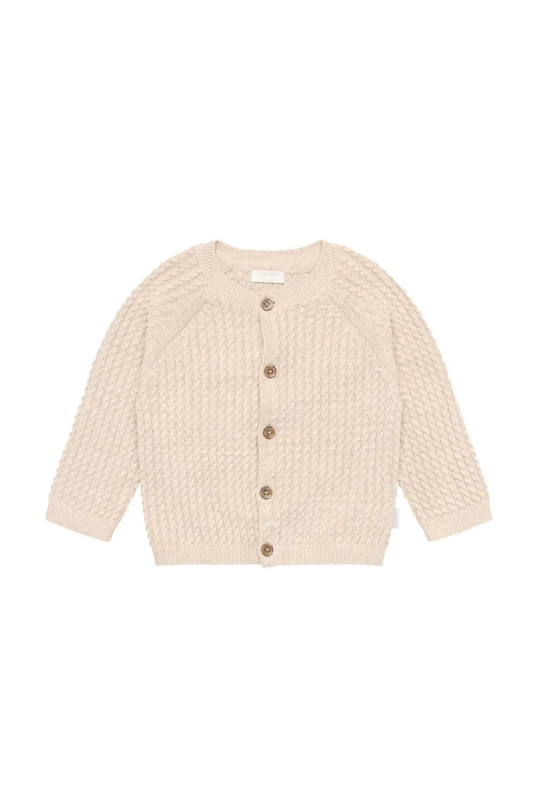 Newborn Cardigan | Sand Melange | Noppies