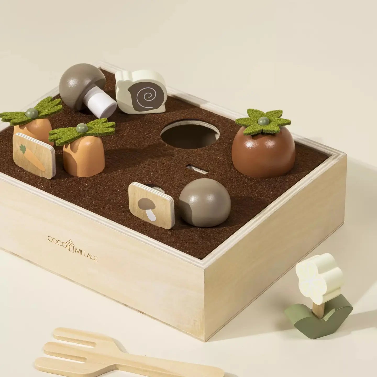 Wooden Gardening Playset and Accessories | Coco Village