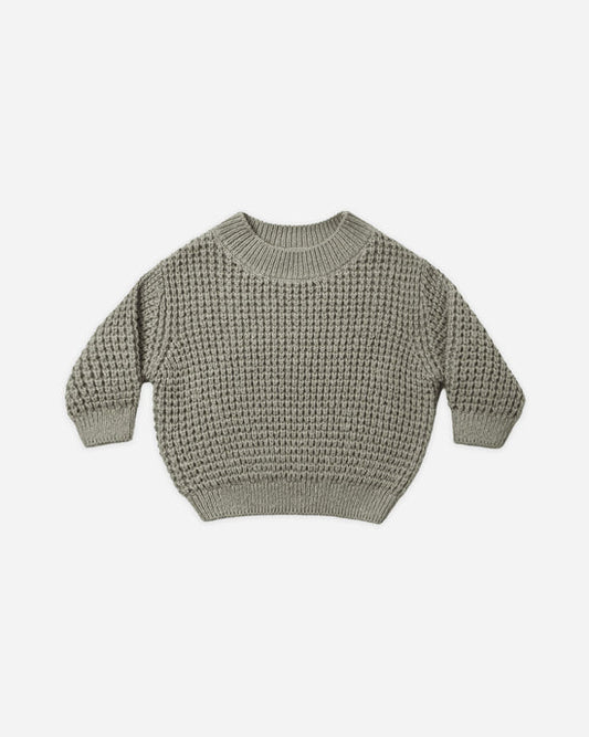 Chunky Knit Sweater | Spruce | Quincy Mae