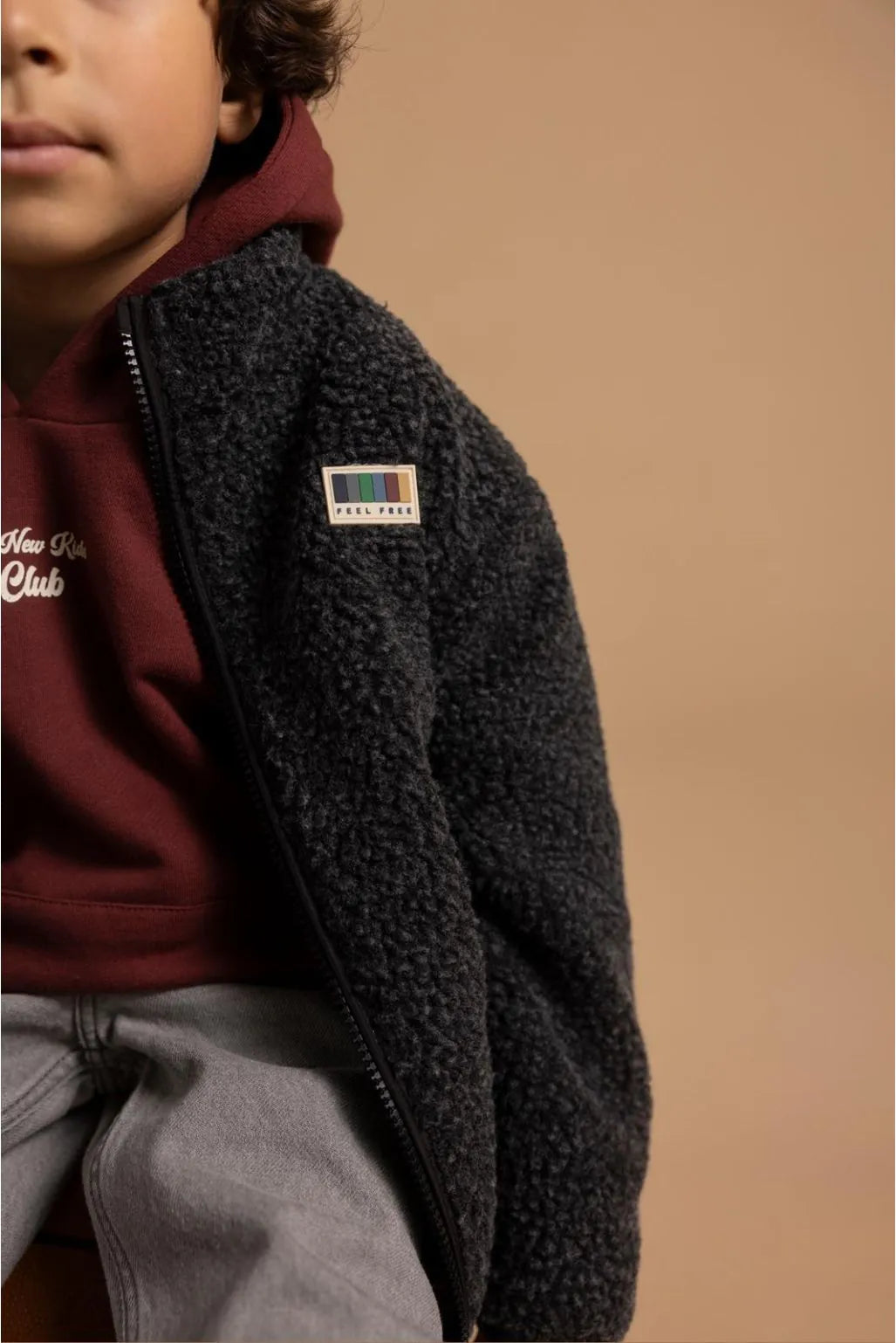 Kids Cardigan | Forged Iron | Noppies