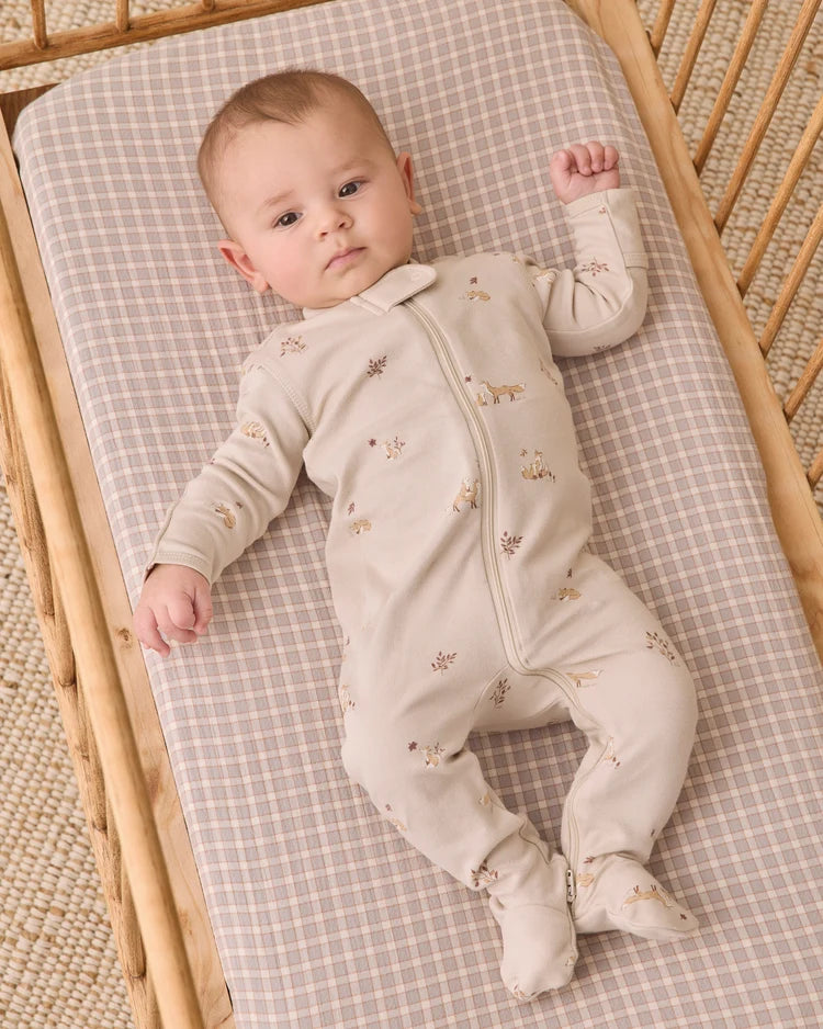 Zip Long Sleeve Sleeper Footie | Fox Land | Quincy Mae