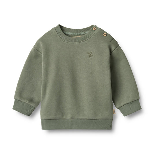 Sweatshirt Willi |Dusty Green | Wheat Kids