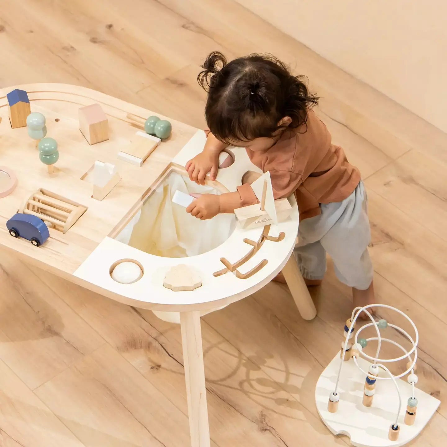 Wooden Activity Table Coco Village Wild Baby