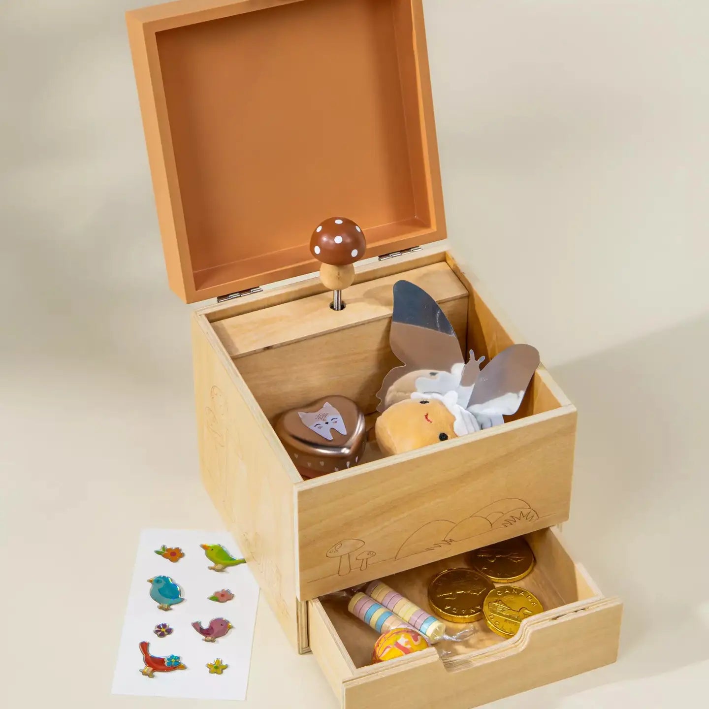 Wooden Musical Souvenir Box | Nature | Coco Village