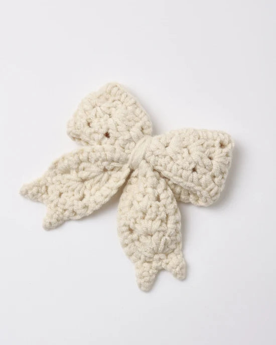 Crochet Bow | Natural | Quincy Mae