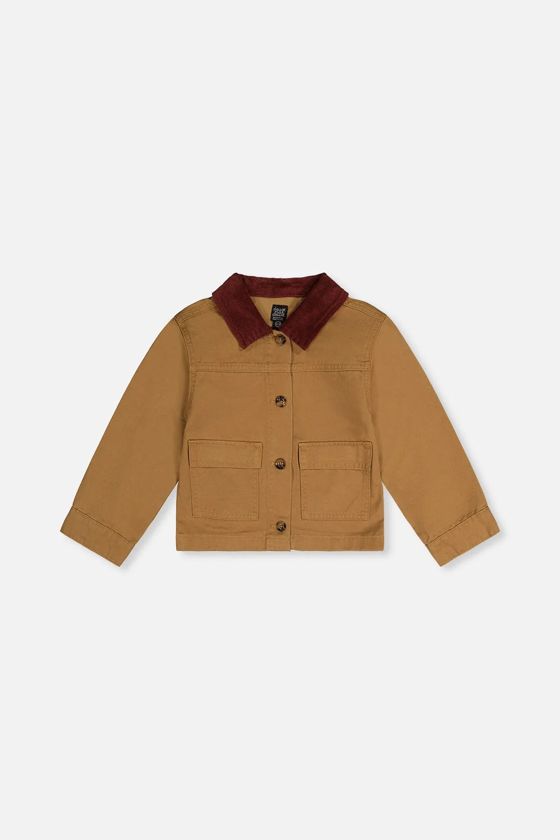Barn Jacket | Brown Yellow | Deux Par Deux