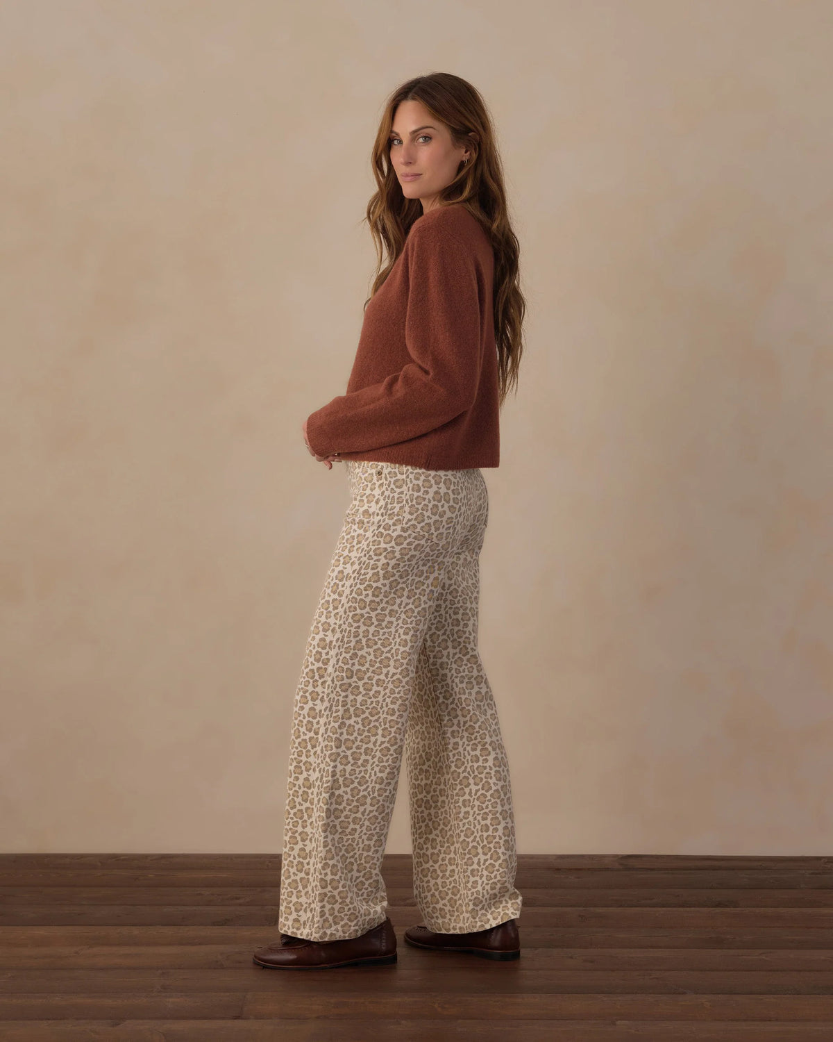 Women's Scallop Cardigan | Brick | Rylee & Cru