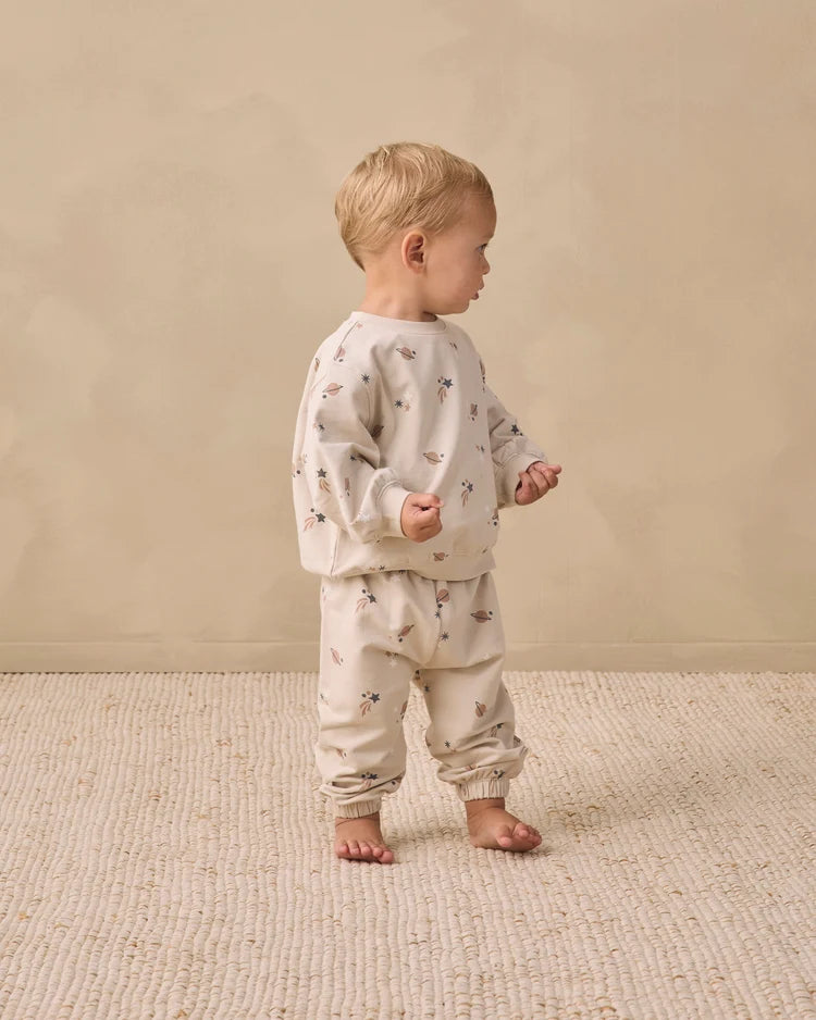 Oversized Sweatsuit Set | Space | Quincy Mae