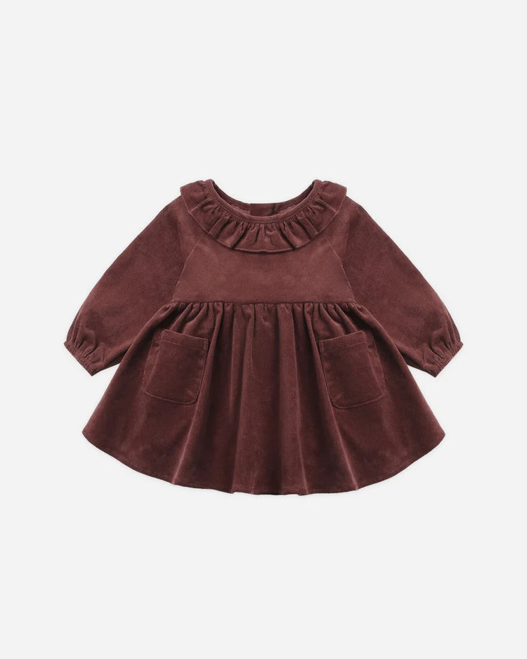 Simone Dress | Black Cherry | Quincy Mae